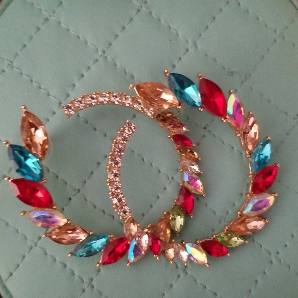 Rainbow Goddess Fashion Earrings
